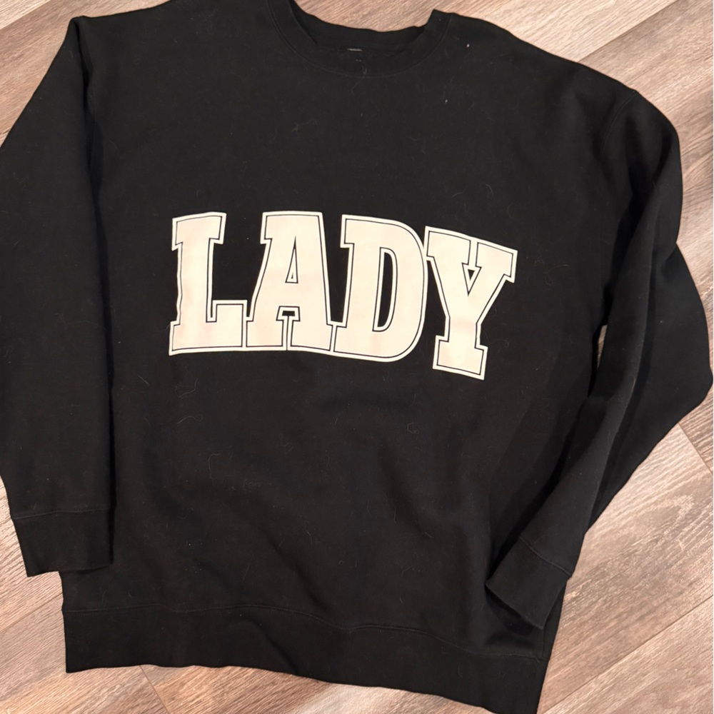 Black Graphic Women's Sweater